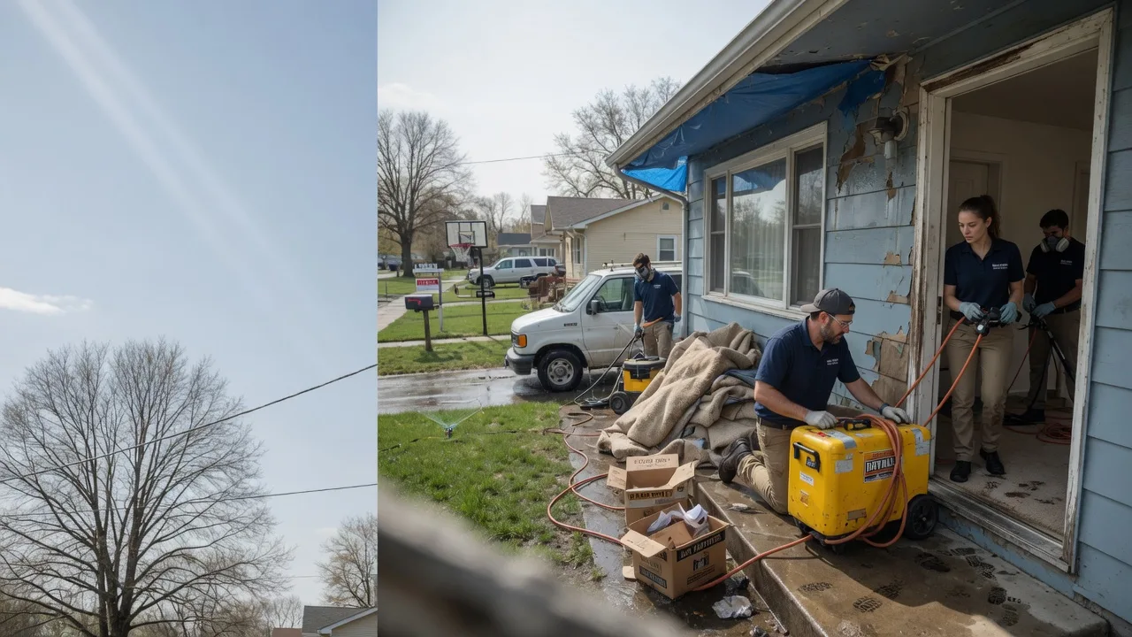 Basement Flood Cleanup in Lynn, IN near me